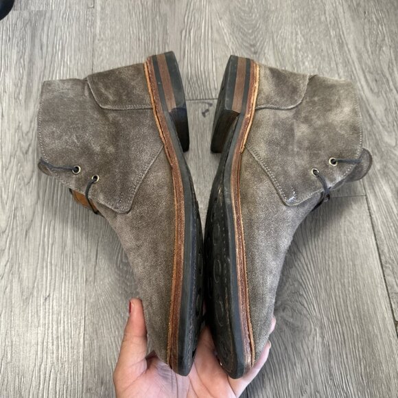 Allen Edmonds Men\'s Grey Suede Chandler Chukka Boots Size 11 D 5823 main image 5
